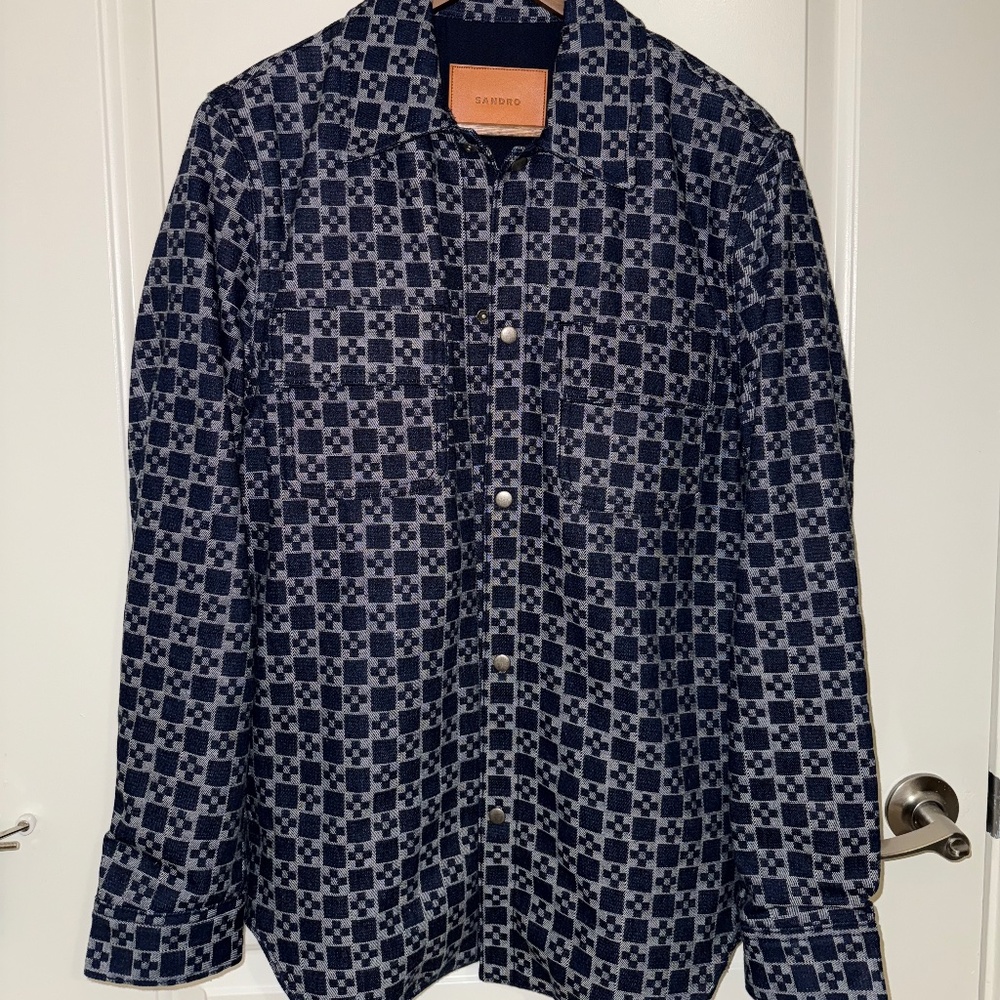 Sandro Square Cross Overshirt (XS)
